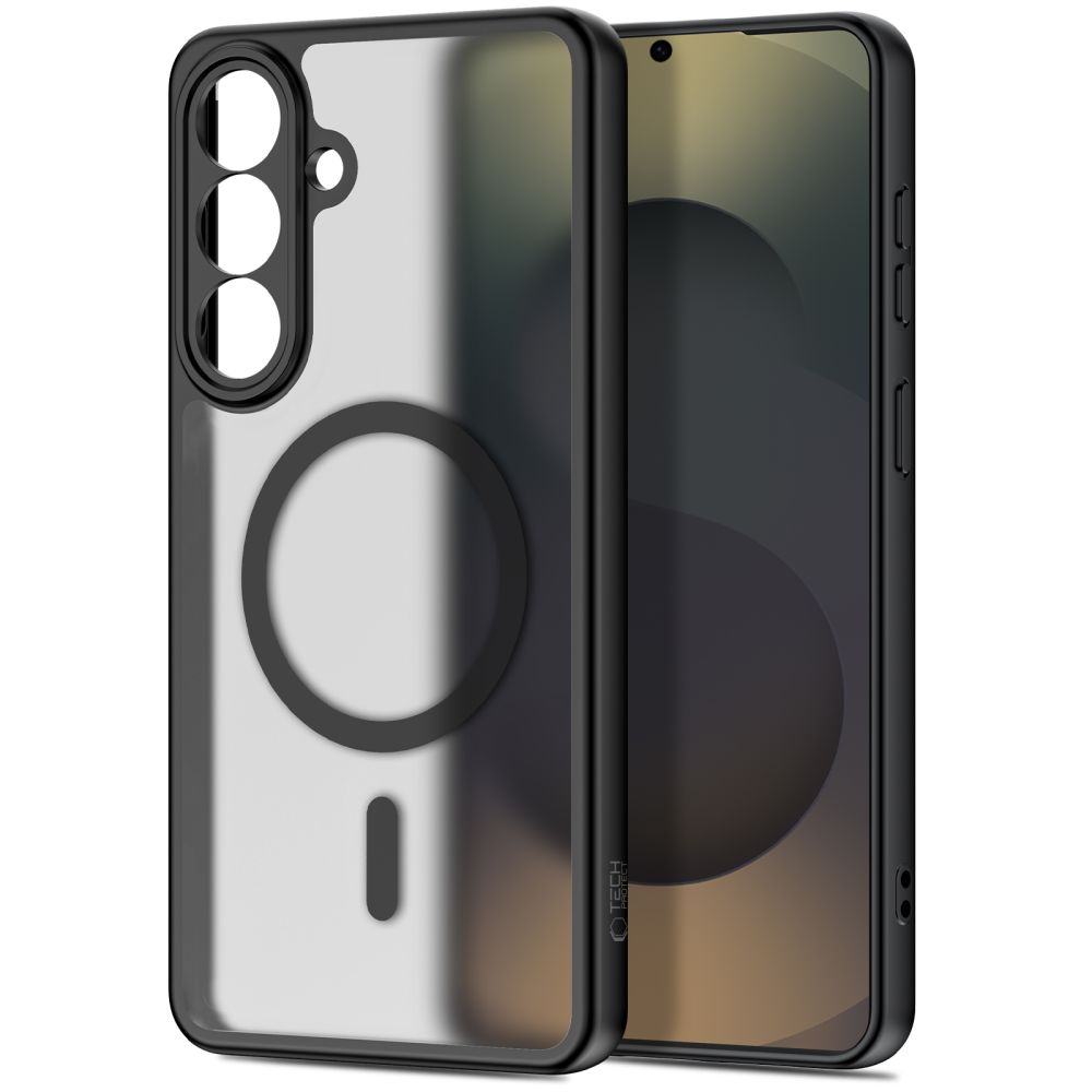 iTok webáruház - Tech-Protect Tech-Protect BasicMag MagSafe tok Samsung Galaxy S26 készülékhez (átlátszó fekete) 2 Tech-Protect BasicMag MagSafe Case for Samsung Galaxy S26 (átlátszó fekete)