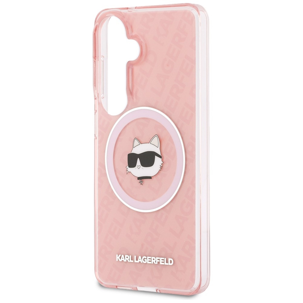 iTok webáruház - Karl Lagerfeld Karl Lagerfeld IML Repeated Choupette MagSafe tok Samsung Galaxy S26-hoz (rózsaszín) 6 Karl Lagerfeld IML Repeated Choupette MagSafe Case for Samsung Galaxy S26 (rózsaszín)