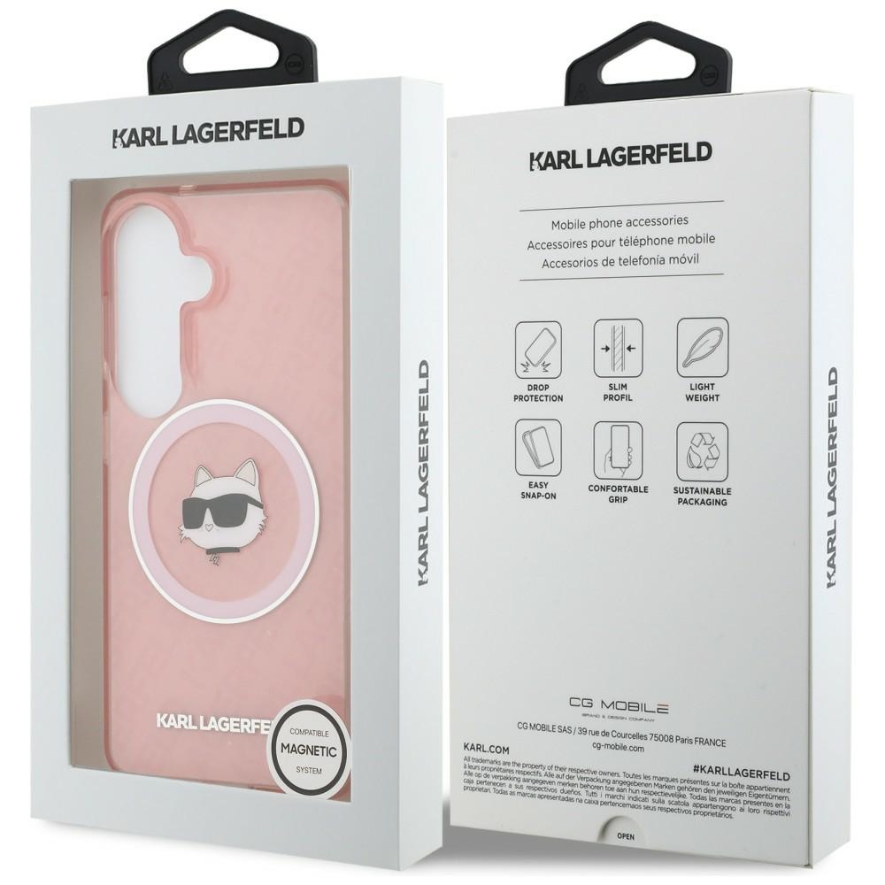 iTok webáruház - Karl Lagerfeld Karl Lagerfeld IML Repeated Choupette MagSafe tok Samsung Galaxy S26-hoz (rózsaszín) 8 Karl Lagerfeld IML Repeated Choupette MagSafe Case for Samsung Galaxy S26 (rózsaszín)
