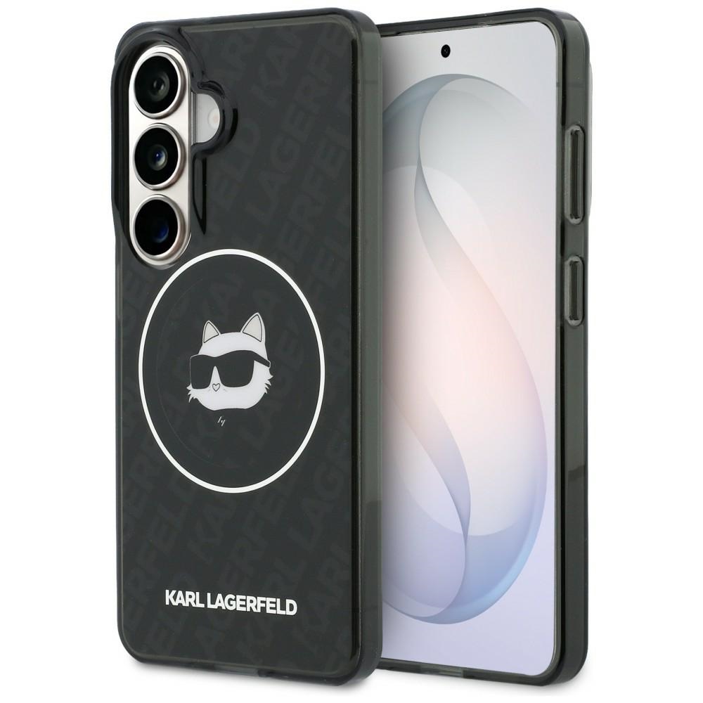 iTok webáruház - Karl Lagerfeld Karl Lagerfeld IML Repeated Choupette MagSafe tok Samsung Galaxy S26 készülékhez (fekete) 1 Karl Lagerfeld IML Repeated Choupette MagSafe Case for Samsung Galaxy S26 (fekete)