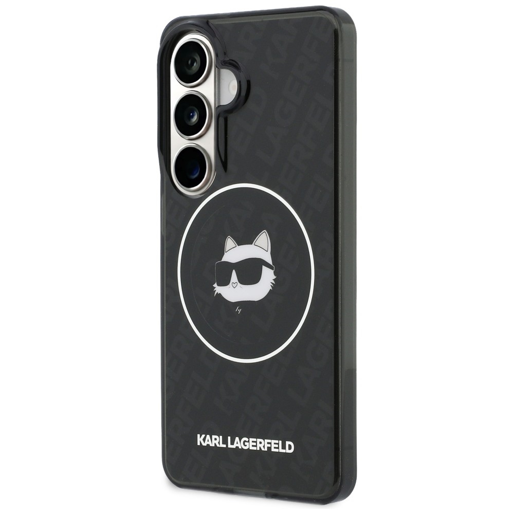iTok webáruház - Karl Lagerfeld Karl Lagerfeld IML Repeated Choupette MagSafe tok Samsung Galaxy S26 készülékhez (fekete) 2 Karl Lagerfeld IML Repeated Choupette MagSafe Case for Samsung Galaxy S26 (fekete)