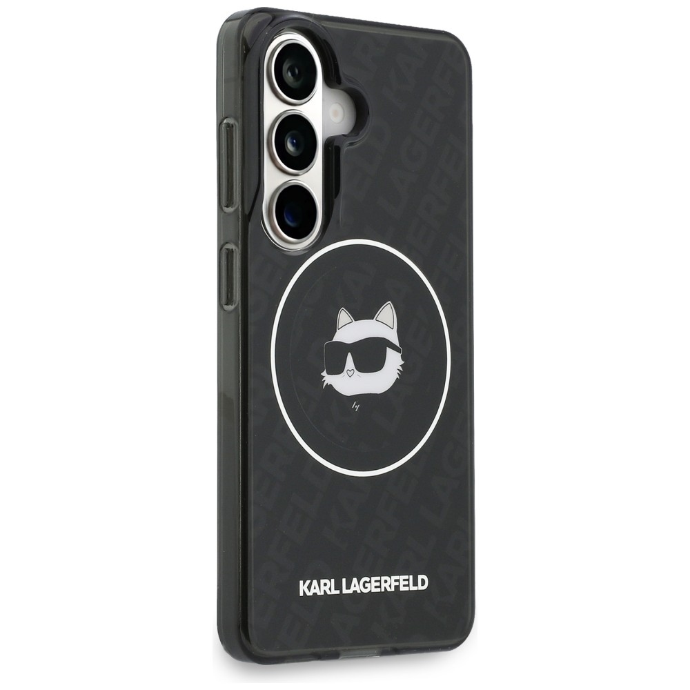 iTok webáruház - Karl Lagerfeld Karl Lagerfeld IML Repeated Choupette MagSafe tok Samsung Galaxy S26 készülékhez (fekete) 4 Karl Lagerfeld IML Repeated Choupette MagSafe Case for Samsung Galaxy S26 (fekete)