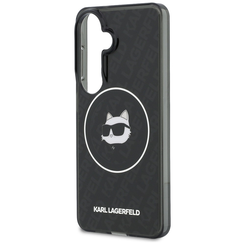 iTok webáruház - Karl Lagerfeld Karl Lagerfeld IML Repeated Choupette MagSafe tok Samsung Galaxy S26 készülékhez (fekete) 6 Karl Lagerfeld IML Repeated Choupette MagSafe Case for Samsung Galaxy S26 (fekete)