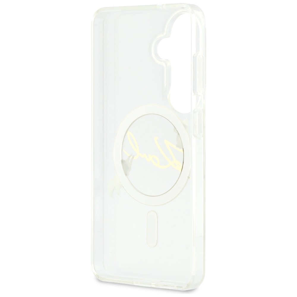 iTok webáruház - Karl Lagerfeld Karl Lagerfeld IML KC Script MagSafe tok Samsung Galaxy S26 készülékhez (átlátszó) 7 Karl Lagerfeld IML KC Script MagSafe Case for Samsung Galaxy S26 (átlátszó)
