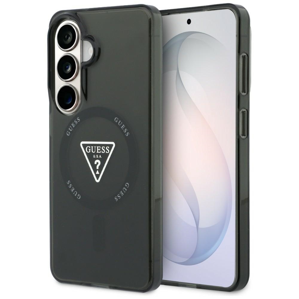 iTok webáruház - Guess Guess IML Gradient Triangle MagSafe tok Samsung Galaxy S26 (fekete) 1 Guess IML Gradient Triangle MagSafe Case for Samsung Galaxy S26 (fekete)