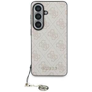 Guess 4G Classic Logo Charm MagSafe tok Samsung Galaxy S26 készülékhez (rózsaszín)