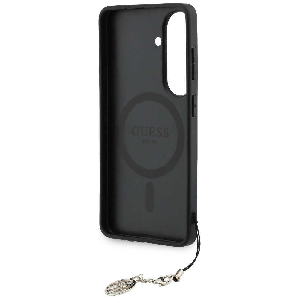 iTok webáruház - Guess Guess 4G Classic Logo Charm MagSafe tok Samsung Galaxy S26 készülékhez (rózsaszín) 6 Guess 4G Classic Logo Charm MagSafe Case for Samsung Galaxy S26 (rózsaszín)
