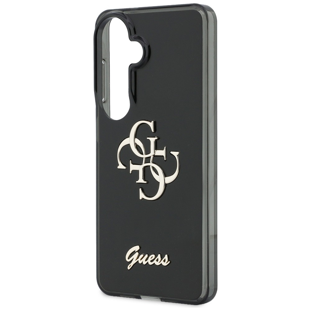 iTok webáruház - Guess Guess IML Big Metal 4G Script tok Samsung Galaxy S26 készülékhez (fekete) 6 Guess IML Big Metal 4G Script case for Samsung Galaxy S26 (fekete)