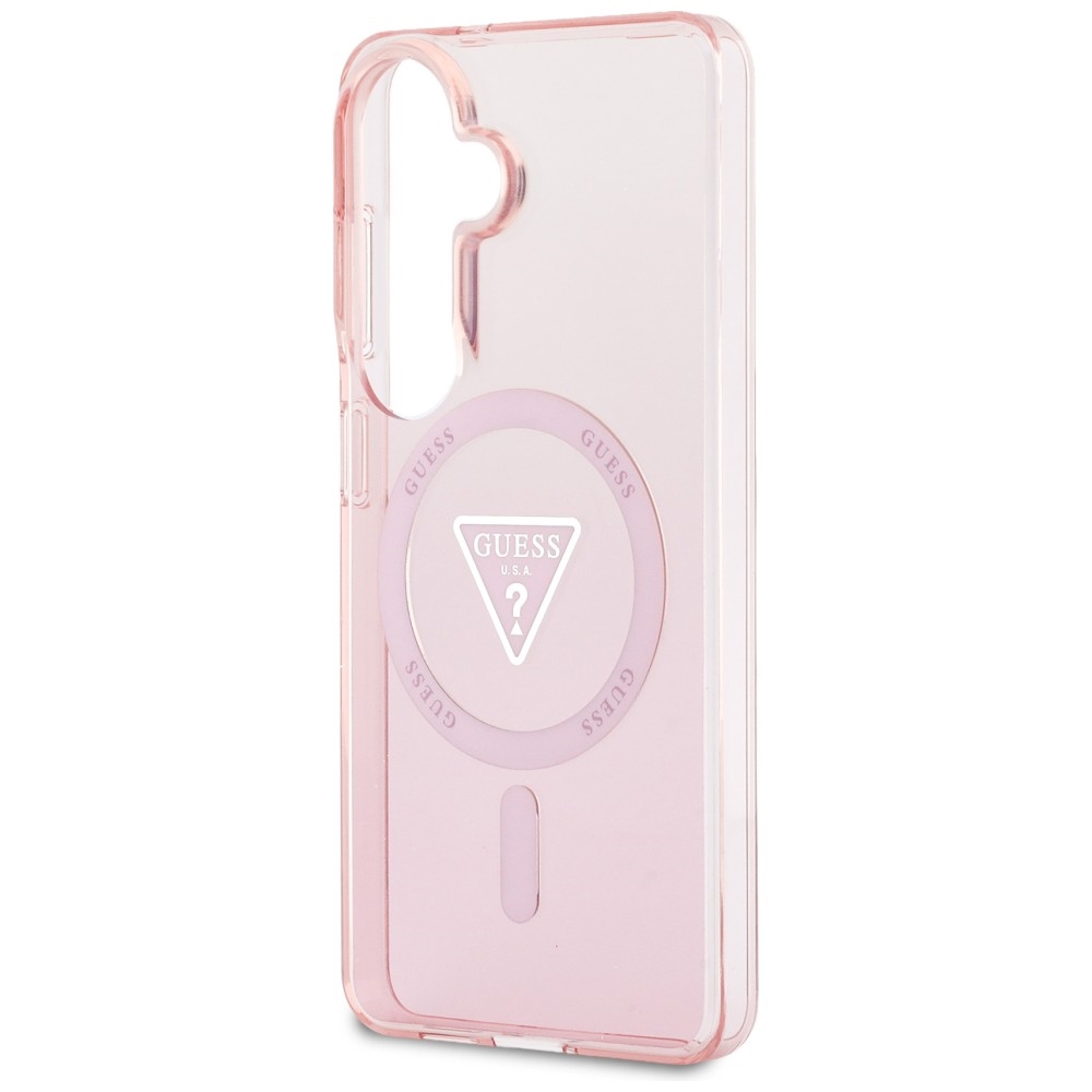 iTok webáruház - Guess Guess IML Gradient Triangle MagSafe tok Samsung Galaxy S26 (rózsaszín) 6 Guess IML Gradient Triangle MagSafe Case for Samsung Galaxy S26 (rózsaszín)