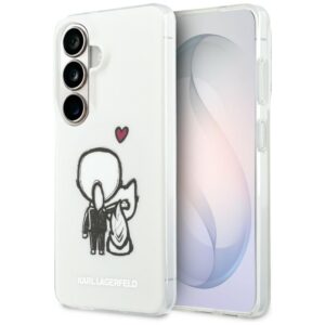 Karl Lagerfeld IML Karl&Choupette MagSafe tok Samsung Galaxy S26 készülékhez (átlátszó)