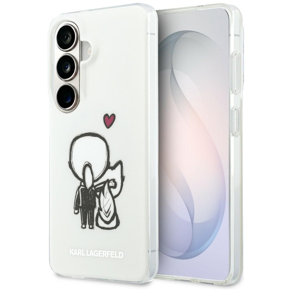 iTok webáruház - Karl Lagerfeld Karl Lagerfeld IML Karl&Choupette MagSafe tok Samsung Galaxy S26 készülékhez (átlátszó) 1 Karl Lagerfeld IML Karl&Choupette MagSafe Case for Samsung Galaxy S26 (átlátszó)