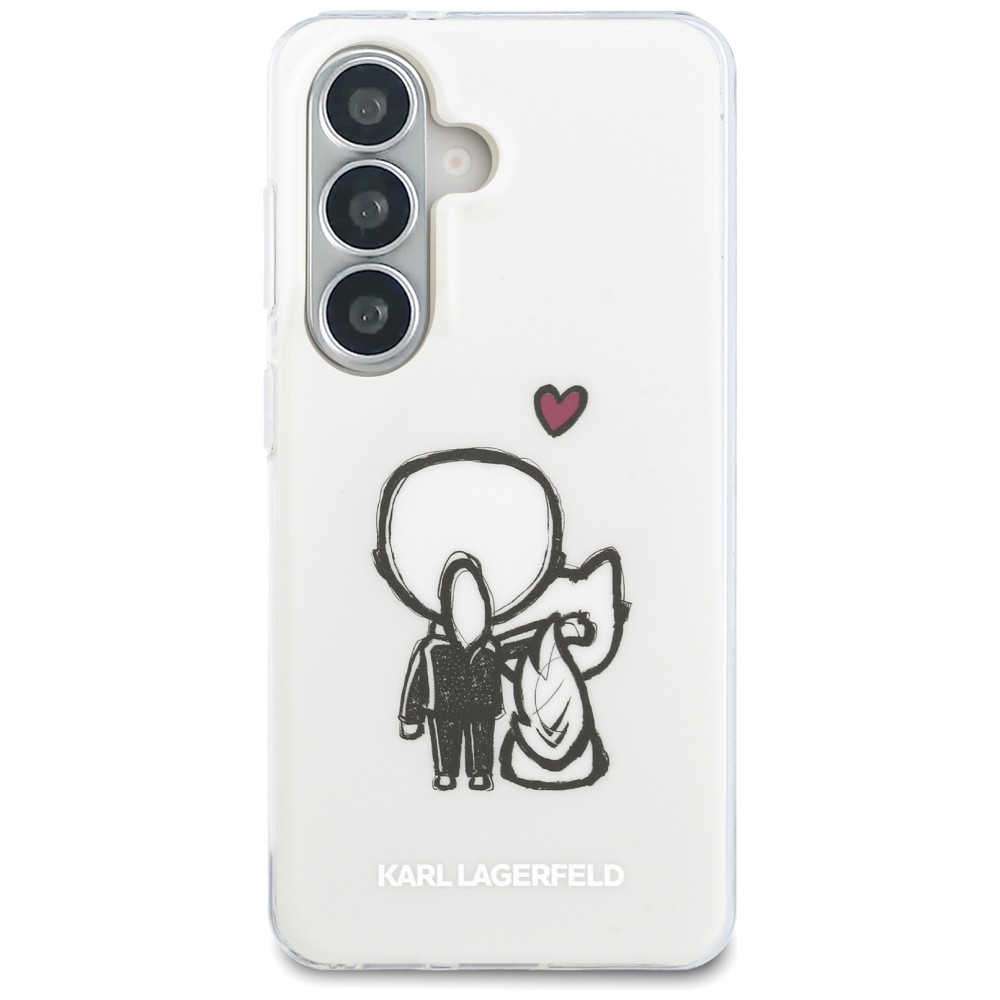 iTok webáruház - Karl Lagerfeld Karl Lagerfeld IML Karl&Choupette MagSafe tok Samsung Galaxy S26 készülékhez (átlátszó) 3 Karl Lagerfeld IML Karl&Choupette MagSafe Case for Samsung Galaxy S26 (átlátszó)