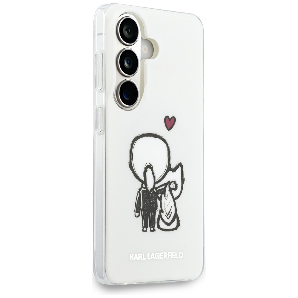 iTok webáruház - Karl Lagerfeld Karl Lagerfeld IML Karl&Choupette MagSafe tok Samsung Galaxy S26 készülékhez (átlátszó) 4 Karl Lagerfeld IML Karl&Choupette MagSafe Case for Samsung Galaxy S26 (átlátszó)