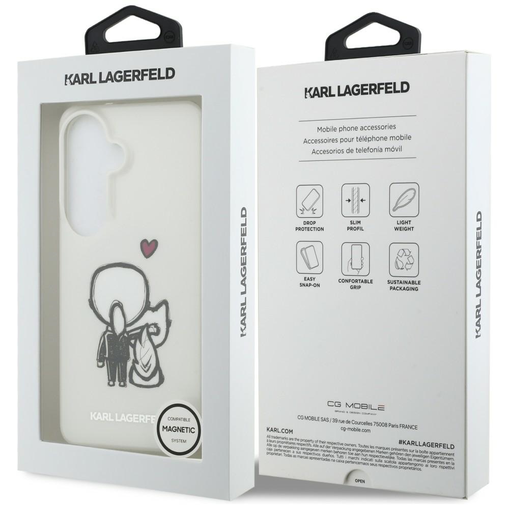 iTok webáruház - Karl Lagerfeld Karl Lagerfeld IML Karl&Choupette MagSafe tok Samsung Galaxy S26 készülékhez (átlátszó) 8 Karl Lagerfeld IML Karl&Choupette MagSafe Case for Samsung Galaxy S26 (átlátszó)