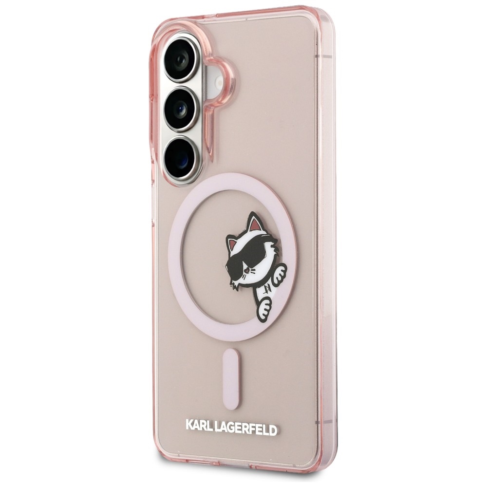 iTok webáruház - Karl Lagerfeld Karl Lagerfeld IML Peekaboo Choupette MagSafe tok Samsung Galaxy S26 (rózsaszín) 2 Karl Lagerfeld IML Peekaboo Choupette MagSafe Case for Samsung Galaxy S26 (rózsaszín)