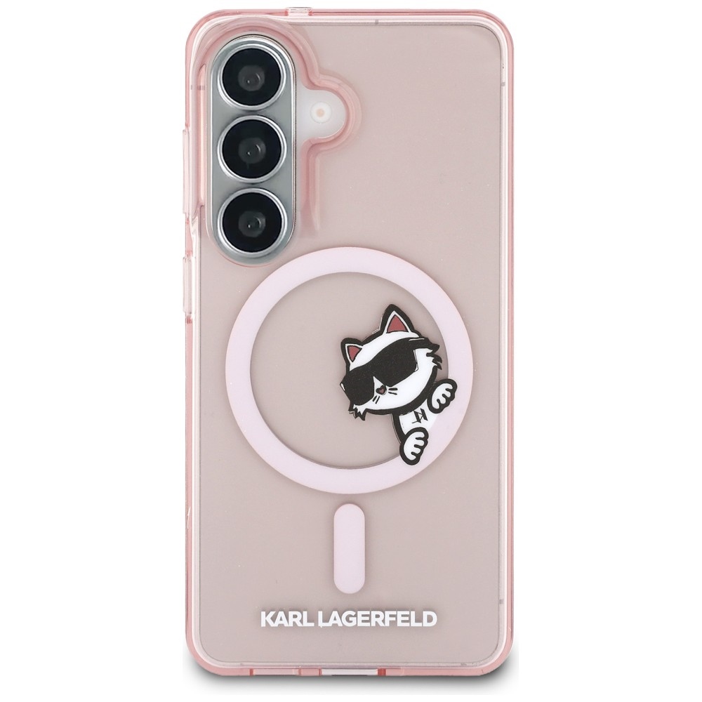 iTok webáruház - Karl Lagerfeld Karl Lagerfeld IML Peekaboo Choupette MagSafe tok Samsung Galaxy S26 (rózsaszín) 3 Karl Lagerfeld IML Peekaboo Choupette MagSafe Case for Samsung Galaxy S26 (rózsaszín)