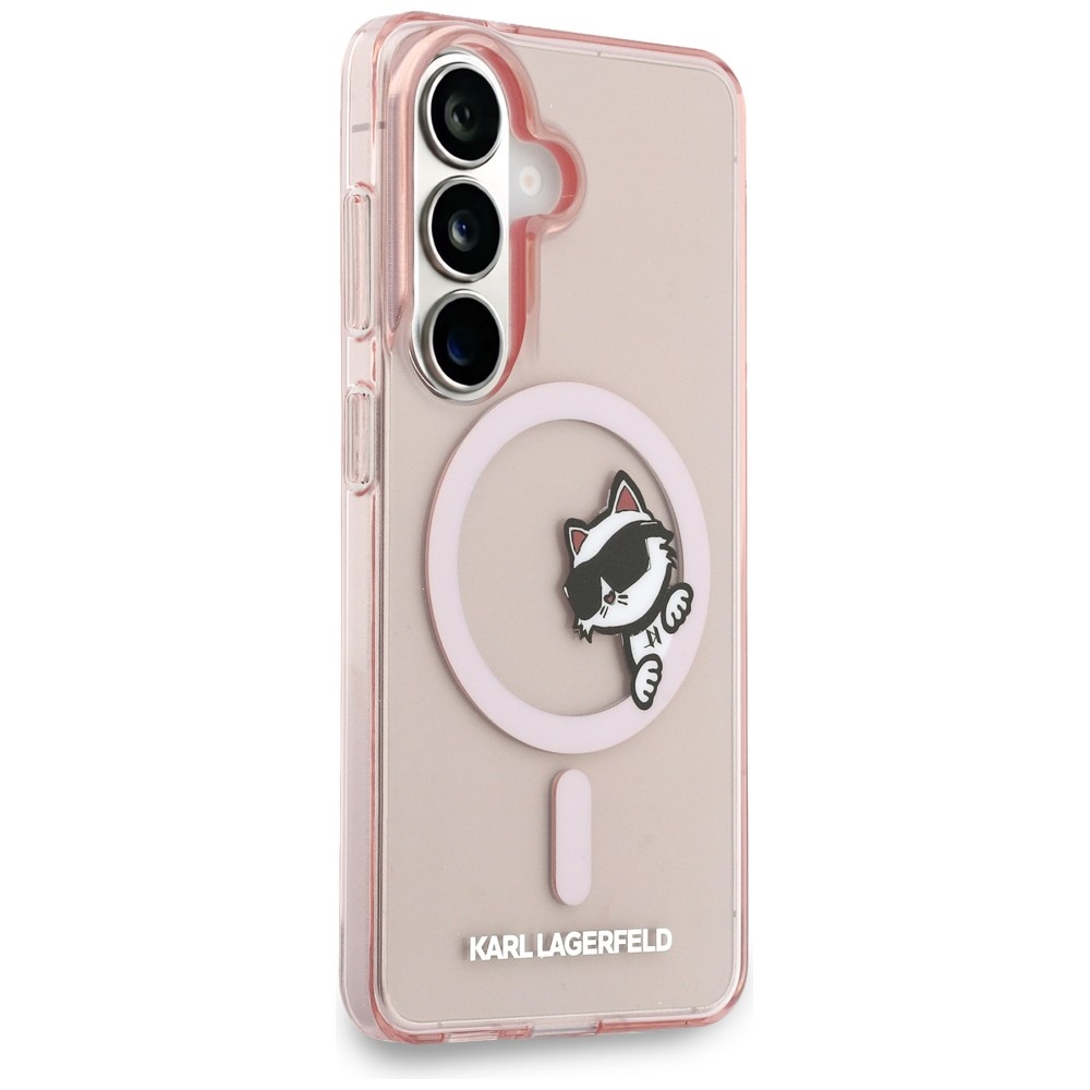 iTok webáruház - Karl Lagerfeld Karl Lagerfeld IML Peekaboo Choupette MagSafe tok Samsung Galaxy S26 (rózsaszín) 4 Karl Lagerfeld IML Peekaboo Choupette MagSafe Case for Samsung Galaxy S26 (rózsaszín)
