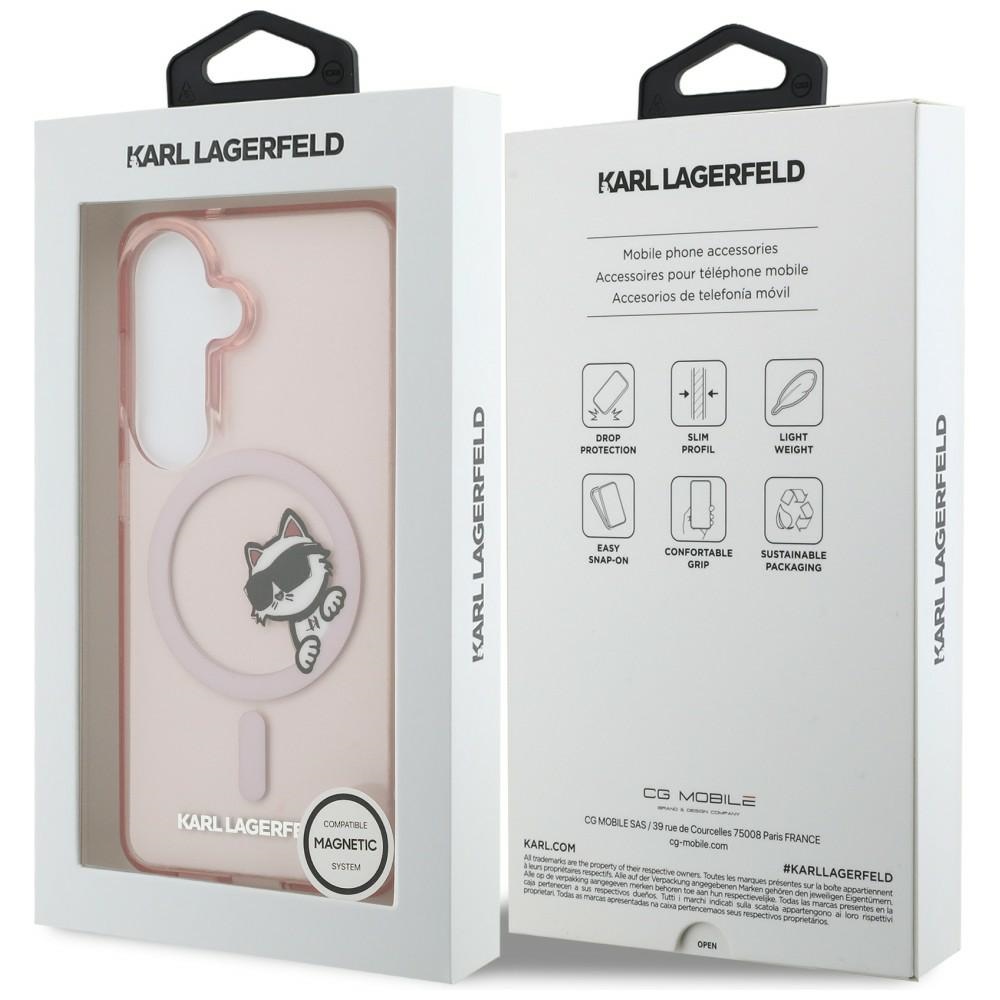 iTok webáruház - Karl Lagerfeld Karl Lagerfeld IML Peekaboo Choupette MagSafe tok Samsung Galaxy S26 (rózsaszín) 8 Karl Lagerfeld IML Peekaboo Choupette MagSafe Case for Samsung Galaxy S26 (rózsaszín)