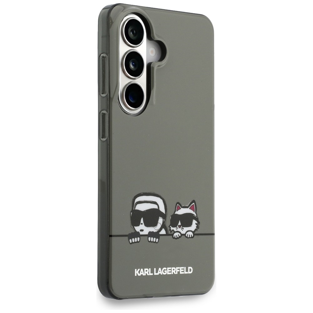 iTok webáruház - Karl Lagerfeld Karl Lagerfeld IML Peekaboo Karl & Choupette MagSafe tok Samsung Galaxy S26 készülékhez (fekete) 4 Karl Lagerfeld IML Peekaboo Karl&Choupette MagSafe Case for Samsung Galaxy S26 (fekete)