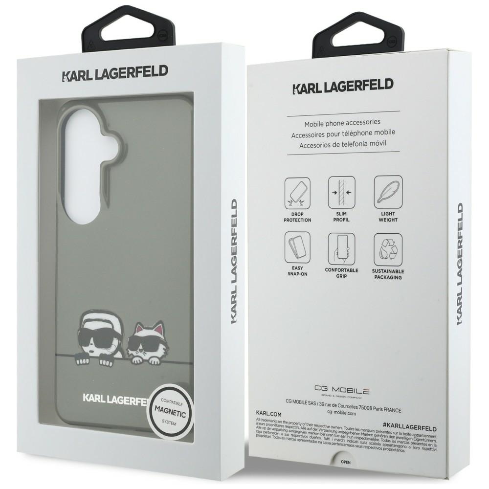 iTok webáruház - Karl Lagerfeld Karl Lagerfeld IML Peekaboo Karl & Choupette MagSafe tok Samsung Galaxy S26 készülékhez (fekete) 8 Karl Lagerfeld IML Peekaboo Karl&Choupette MagSafe Case for Samsung Galaxy S26 (fekete)