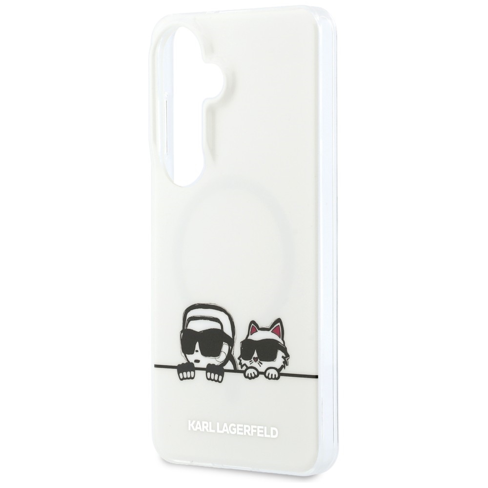 iTok webáruház - Karl Lagerfeld Karl Lagerfeld IML Peekaboo Karl & Choupette MagSafe tok Samsung Galaxy S26 készülékhez (átlátszó) 5 Karl Lagerfeld IML Peekaboo Karl&Choupette MagSafe Case for Samsung Galaxy S26 (átlátszó)