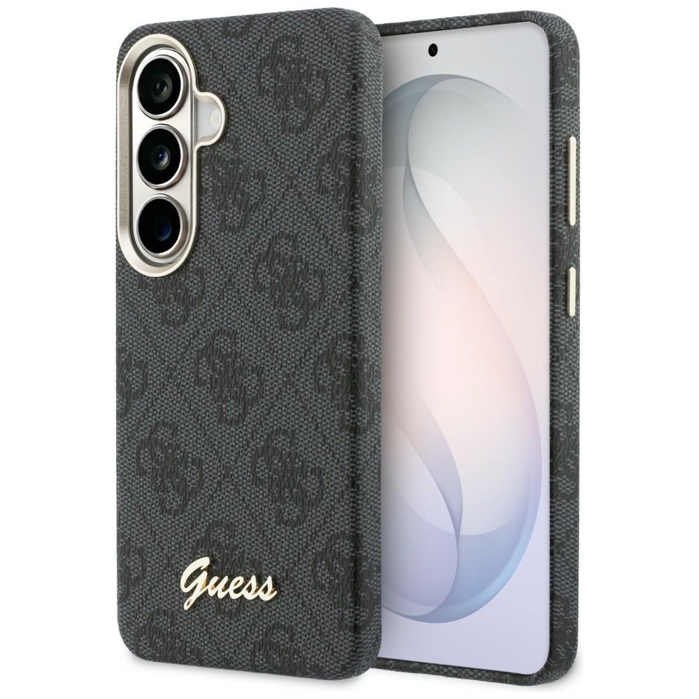 iTok webáruház - Guess Guess 4G Script MagSafe tok Samsung Galaxy S26-hoz (fekete) 1 Guess 4G Script MagSafe Case for Samsung Galaxy S26 (fekete)