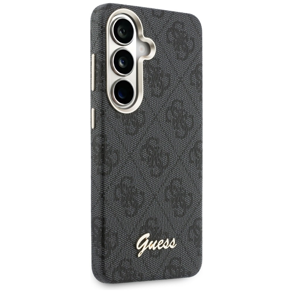 iTok webáruház - Guess Guess 4G Script MagSafe tok Samsung Galaxy S26-hoz (fekete) 4 Guess 4G Script MagSafe Case for Samsung Galaxy S26 (fekete)