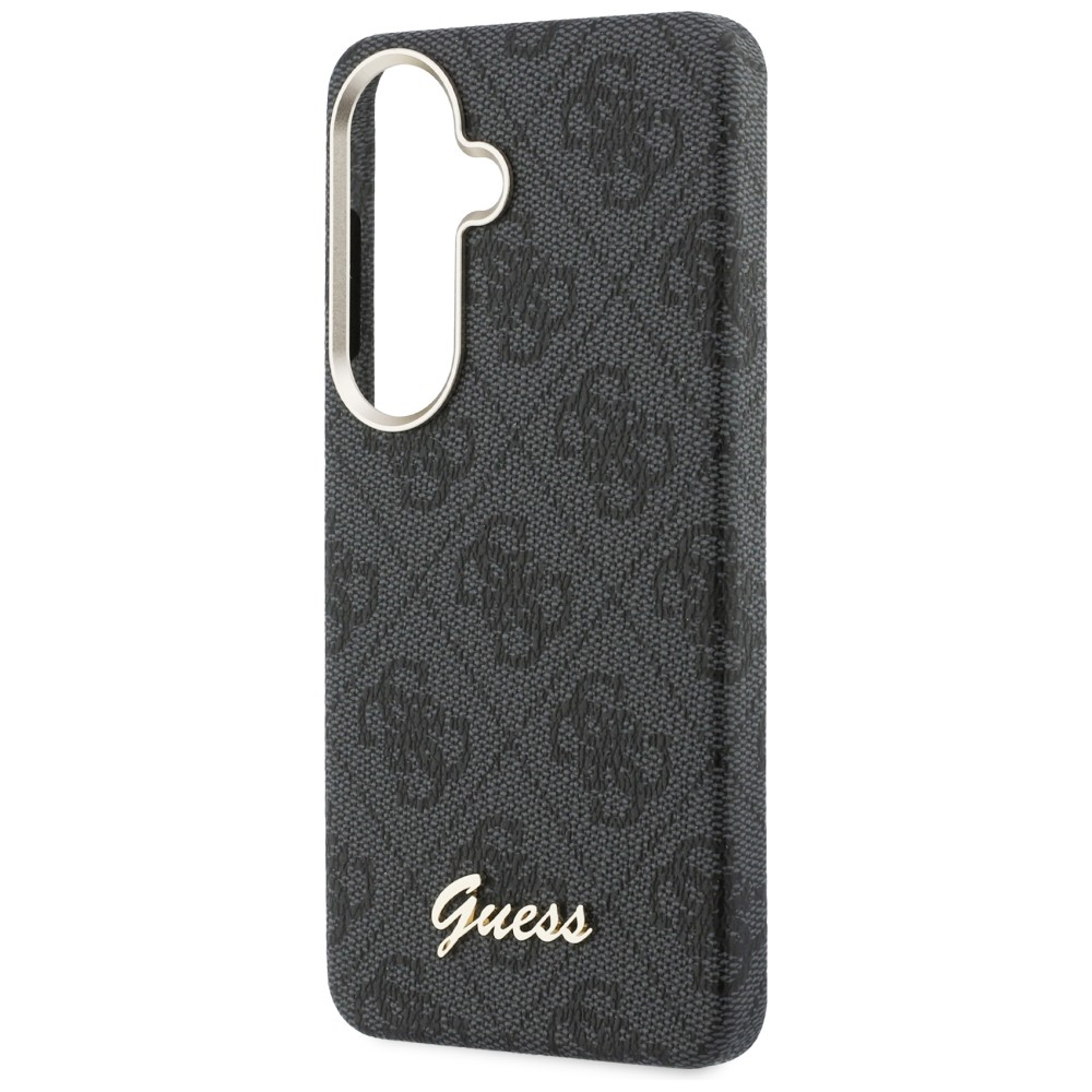 iTok webáruház - Guess Guess 4G Script MagSafe tok Samsung Galaxy S26-hoz (fekete) 6 Guess 4G Script MagSafe Case for Samsung Galaxy S26 (fekete)