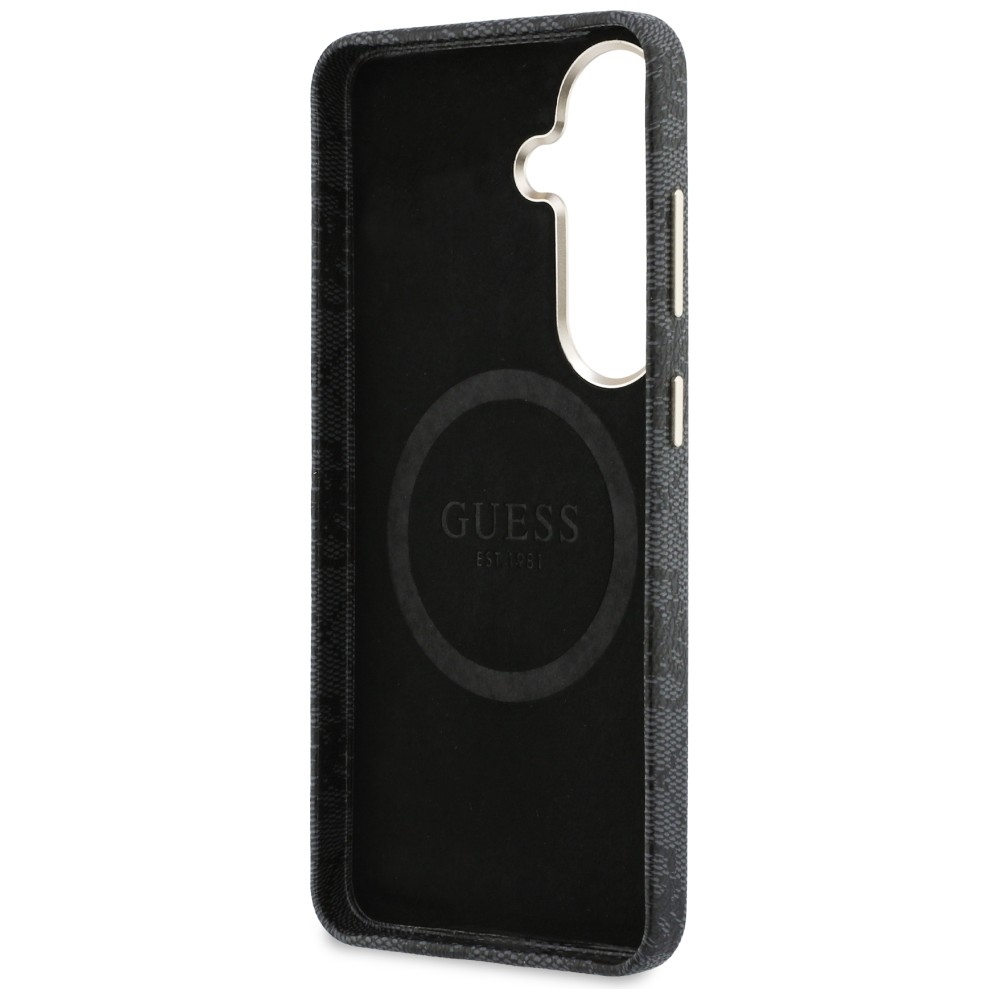 iTok webáruház - Guess Guess 4G Script MagSafe tok Samsung Galaxy S26-hoz (fekete) 7 Guess 4G Script MagSafe Case for Samsung Galaxy S26 (fekete)