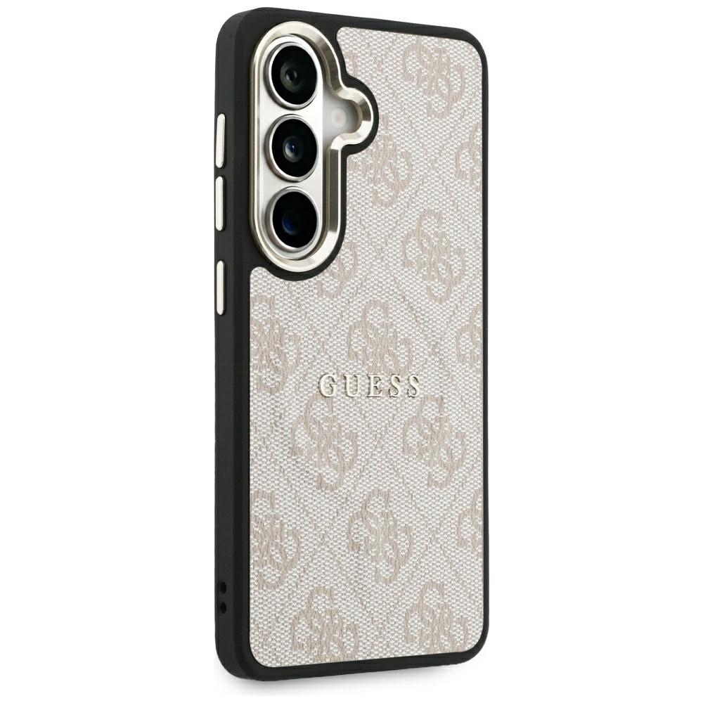 iTok webáruház - Guess Guess 4G Embossed Ring MagSafe tok Samsung Galaxy S26 (rózsaszín) 4 Guess 4G Embossed Ring MagSafe Case for Samsung Galaxy S26 (rózsaszín)