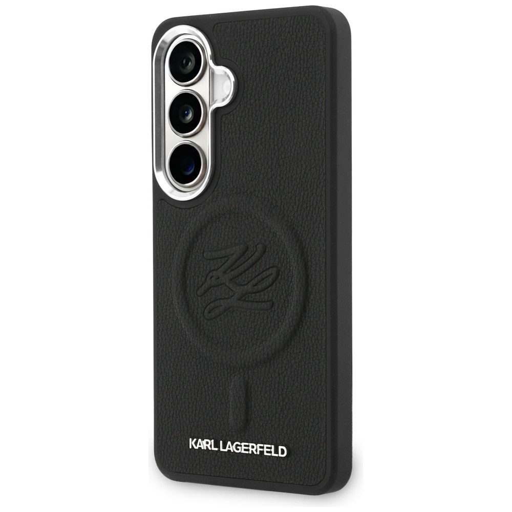 iTok webáruház - Karl Lagerfeld Karl Lagerfeld Embossed Ring Initials MagSafe tok Samsung Galaxy S26 – fekete (fekete) 2 Karl Lagerfeld Embossed Ring Initials MagSafe Case for Samsung Galaxy S26 (fekete)