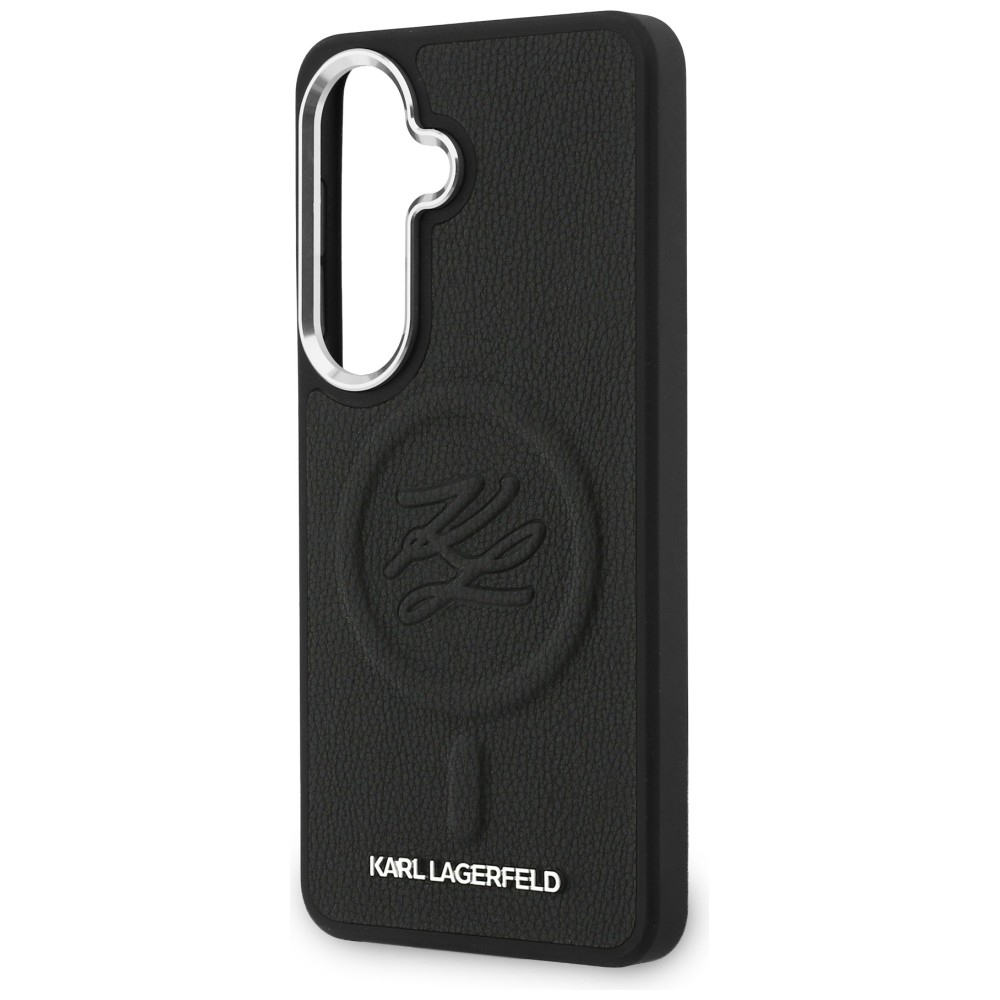 iTok webáruház - Karl Lagerfeld Karl Lagerfeld Embossed Ring Initials MagSafe tok Samsung Galaxy S26 – fekete (fekete) 6 Karl Lagerfeld Embossed Ring Initials MagSafe Case for Samsung Galaxy S26 (fekete)