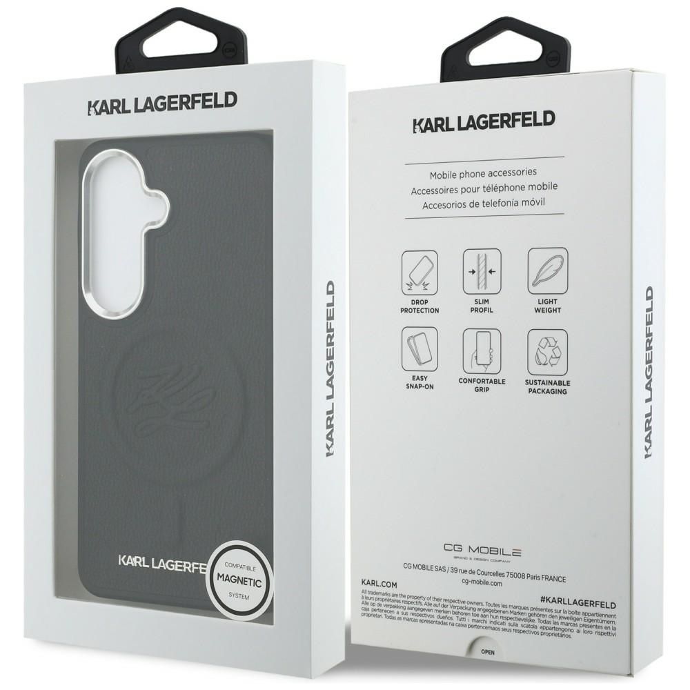 iTok webáruház - Karl Lagerfeld Karl Lagerfeld Embossed Ring Initials MagSafe tok Samsung Galaxy S26 – fekete (fekete) 8 Karl Lagerfeld Embossed Ring Initials MagSafe Case for Samsung Galaxy S26 (fekete)