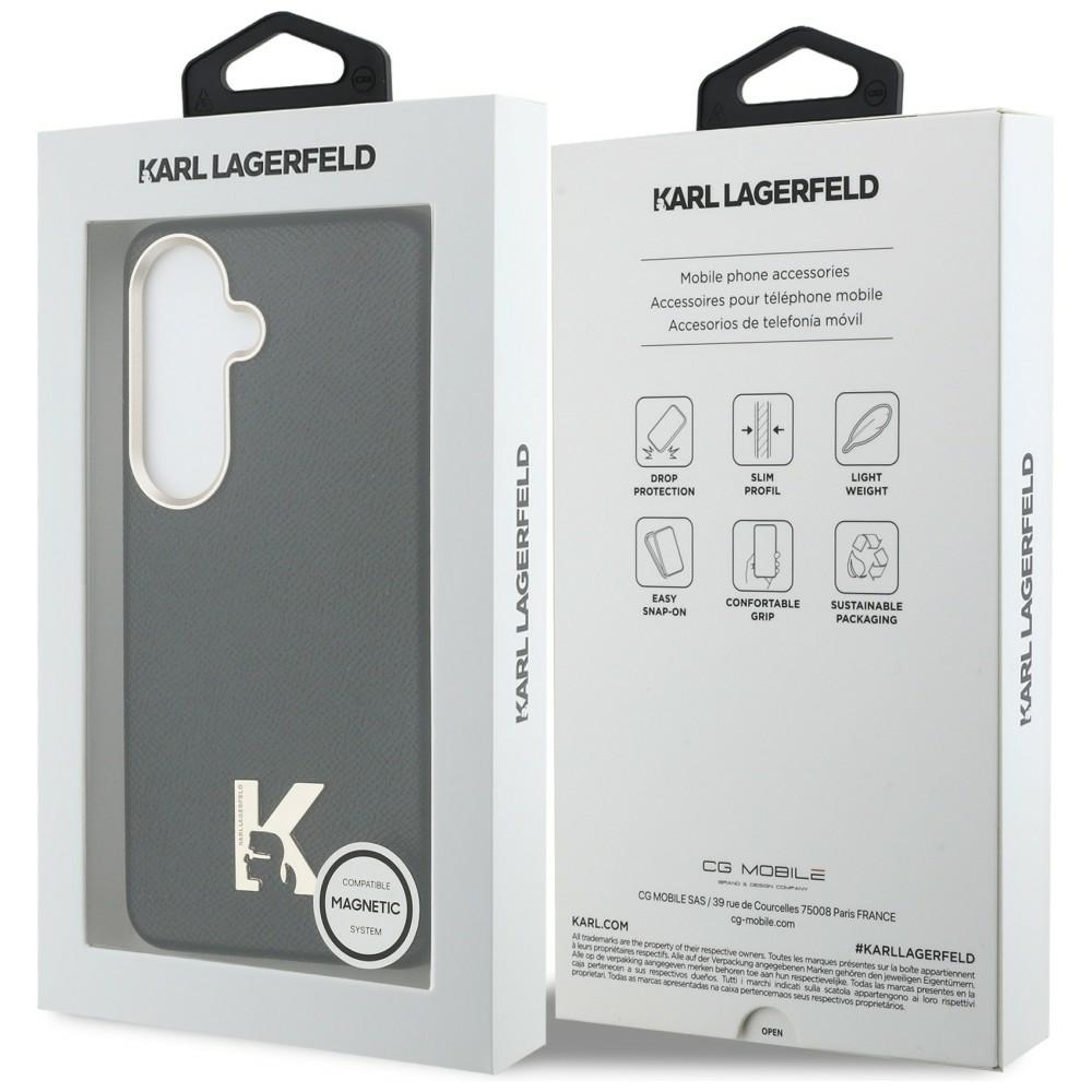 iTok webáruház - Karl Lagerfeld Karl Lagerfeld K Metal Logo MagSafe tok Samsung Galaxy S26 készülékhez (fekete) 8 Karl Lagerfeld K Metal Logo MagSafe Case for Samsung Galaxy S26 (fekete)