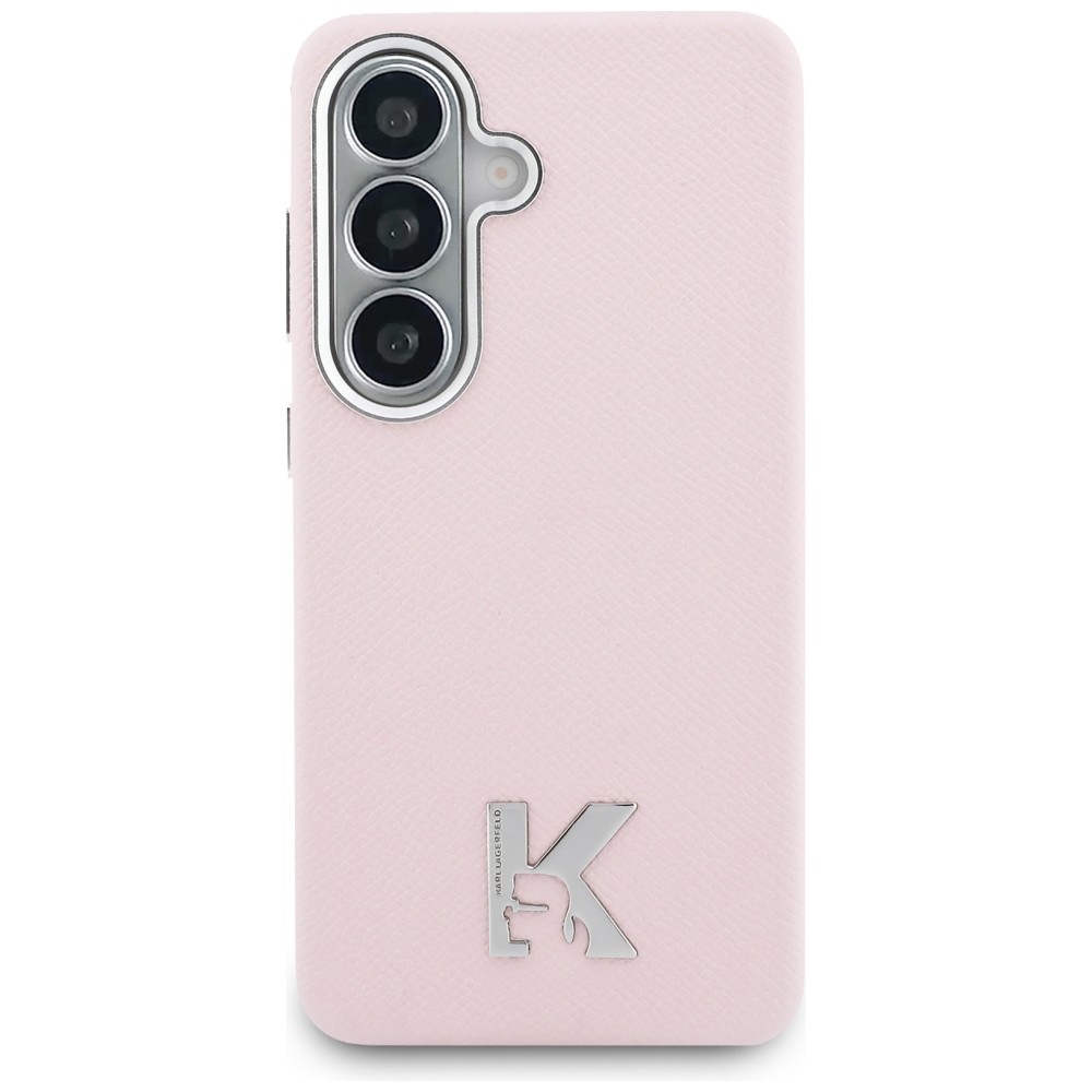 iTok webáruház - Karl Lagerfeld Karl Lagerfeld K Metal Logo MagSafe tok Samsung Galaxy S26 készülékhez (rózsaszín) 3 Karl Lagerfeld K Metal Logo MagSafe Case for Samsung Galaxy S26 (rózsaszín)