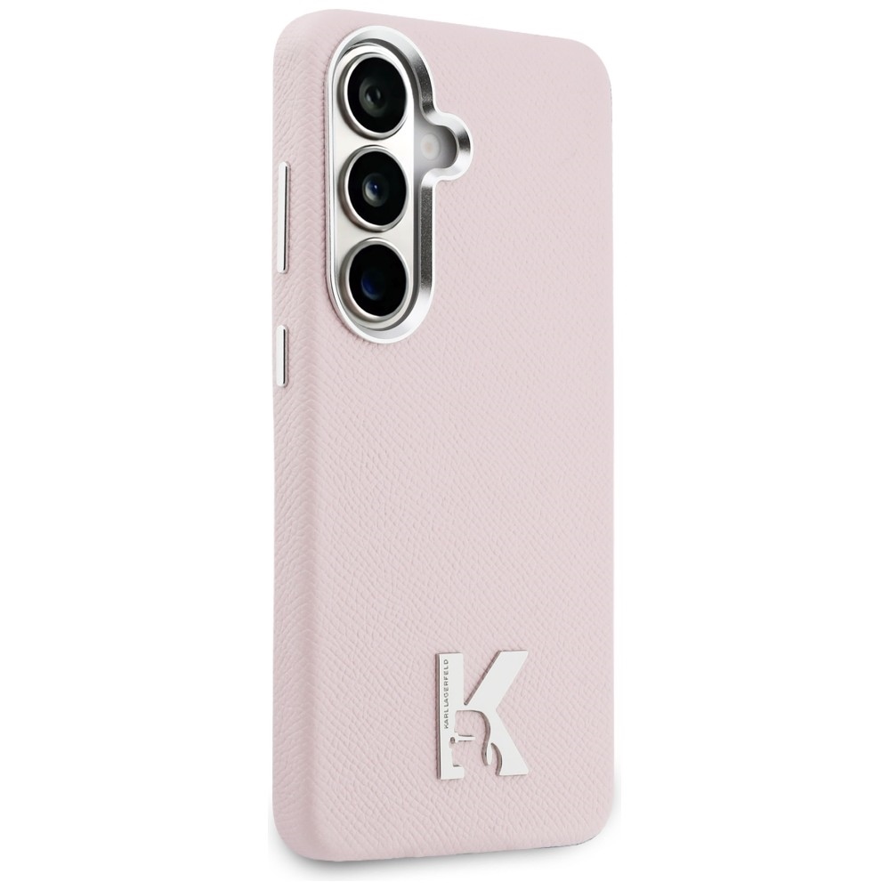 iTok webáruház - Karl Lagerfeld Karl Lagerfeld K Metal Logo MagSafe tok Samsung Galaxy S26 készülékhez (rózsaszín) 4 Karl Lagerfeld K Metal Logo MagSafe Case for Samsung Galaxy S26 (rózsaszín)