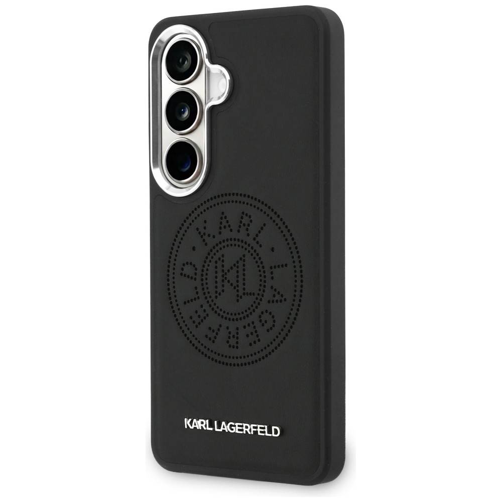 iTok webáruház - Karl Lagerfeld Karl Lagerfeld Perforated KL MagSafe tok Samsung Galaxy S26 készülékhez (fekete) 2 Karl Lagerfeld Perforated KL MagSafe Case for Samsung Galaxy S26 (fekete)