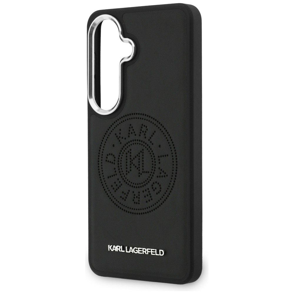 iTok webáruház - Karl Lagerfeld Karl Lagerfeld Perforated KL MagSafe tok Samsung Galaxy S26 készülékhez (fekete) 6 Karl Lagerfeld Perforated KL MagSafe Case for Samsung Galaxy S26 (fekete)