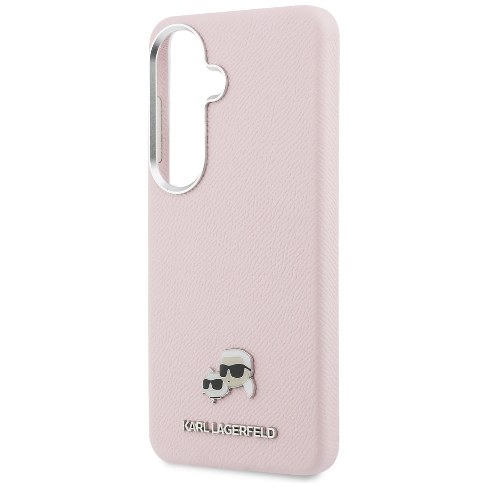 iTok webáruház - Karl Lagerfeld Karl Lagerfeld Saffiano KC Metal Logo MagSafe tok Samsung Galaxy S26-hoz (rózsaszín) 6 Karl Lagerfeld Saffiano KC Metal Logo MagSafe Case for Samsung Galaxy S26 (rózsaszín)