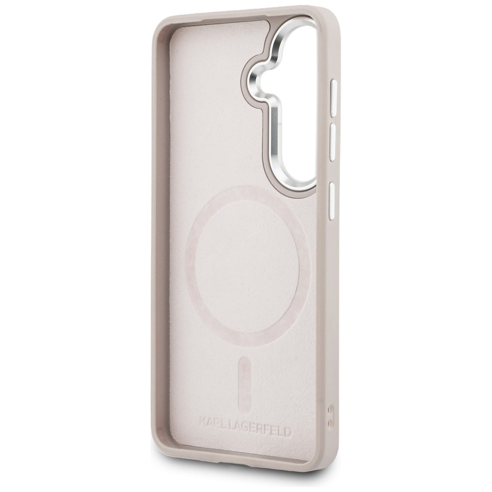 iTok webáruház - Karl Lagerfeld Karl Lagerfeld Embossed Ring RSG Logo MagSafe tok Samsung Galaxy S26 készülékhez (rózsaszín) 7 Karl Lagerfeld Embossed Ring RSG Logo MagSafe Case for Samsung Galaxy S26 (rózsaszín)