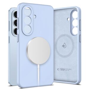 Tech-Protect Silicone MagSafe szilikon tok Samsung Galaxy S26 készülékhez (kék)