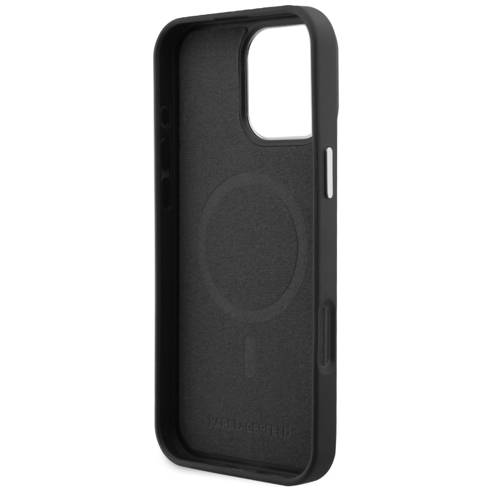 iTok webáruház - Karl Lagerfeld Karl Lagerfeld Initials MagSafe tok Samsung Galaxy S26 készülékhez (fekete) 7 Karl Lagerfeld Embossed Ring Initials MagSafe Case for Samsung Galaxy S26 (fekete)