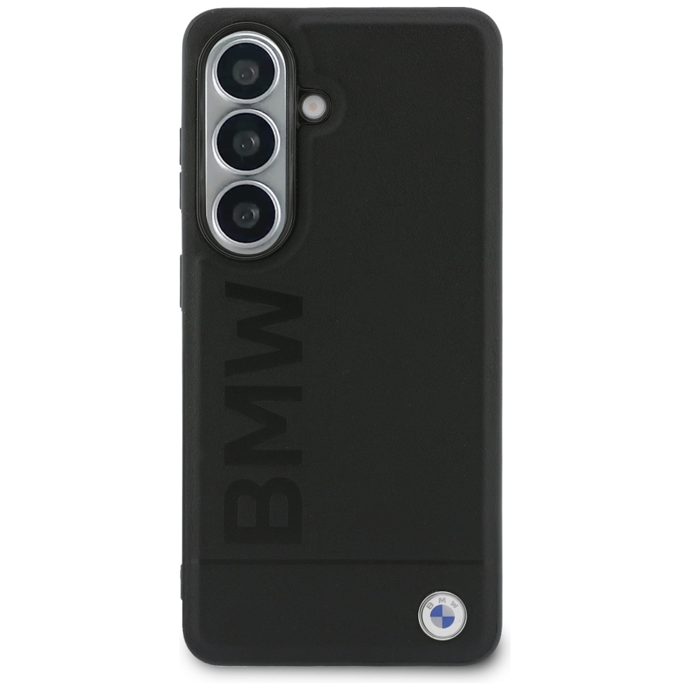iTok webáruház - BMW BMW Leather Hot Stamp bőrtok MagSafe rendszerrel Samsung Galaxy S26 Plus készülékhez (fekete) 3 BMW Leather Hot Stamp MagSafe Case for Samsung Galaxy S26 Plus (fekete)