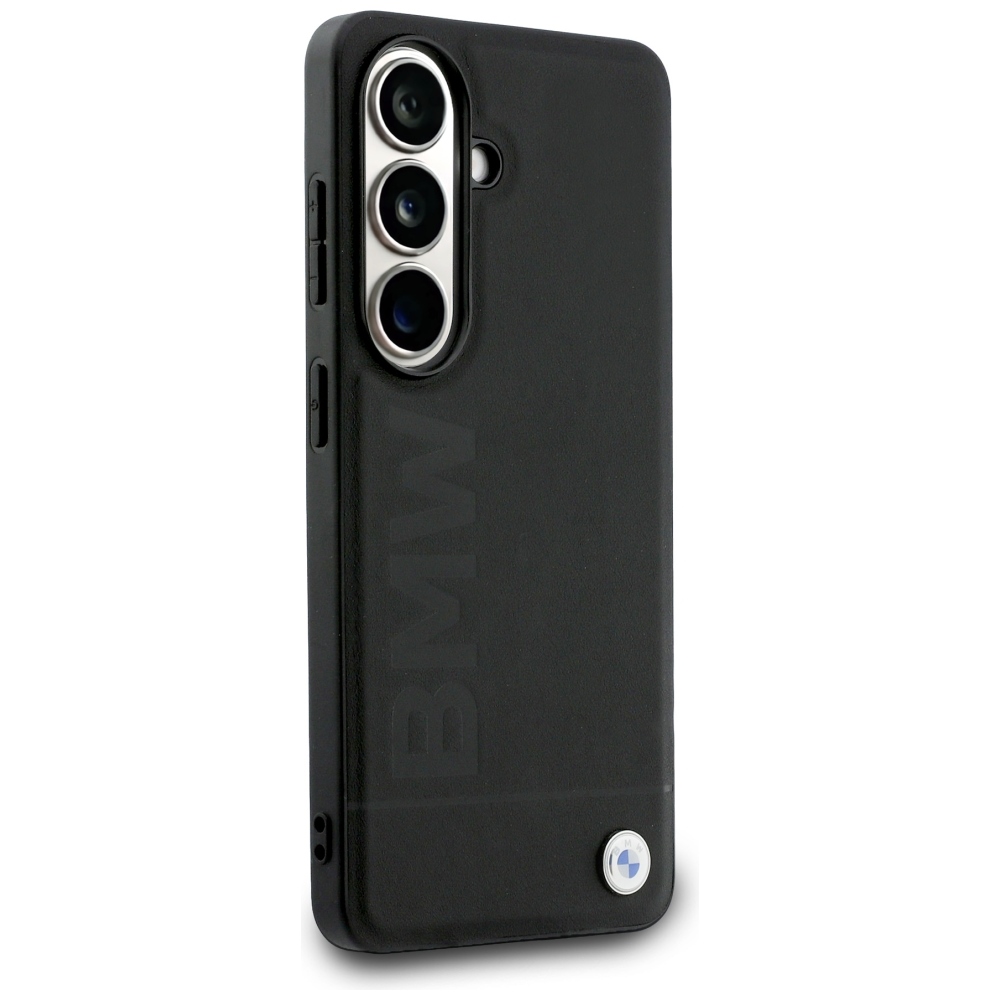 iTok webáruház - BMW BMW Leather Hot Stamp bőrtok MagSafe rendszerrel Samsung Galaxy S26 Plus készülékhez (fekete) 4 BMW Leather Hot Stamp MagSafe Case for Samsung Galaxy S26 Plus (fekete)