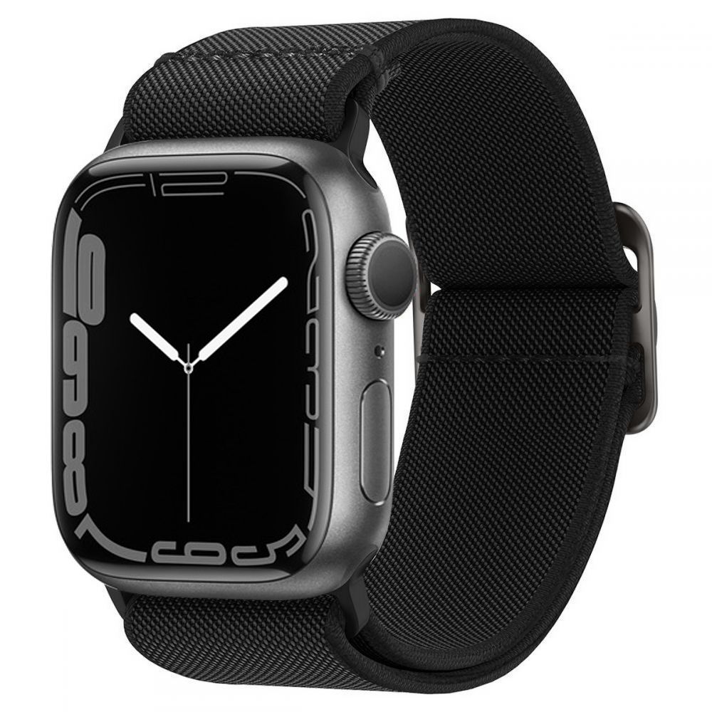 iTok webáruház - Spigen Spigen Fit Lite szíj Apple Watch 4/5/6/7/8/9/SE/Ultra órákhoz (42/44/45/49 mm) (fekete) 1 Spigen Fit Lite Strap for Apple Watch 4/5/6/7/8/9/SE/Ultra (42/44/45/49 mm) (fekete)