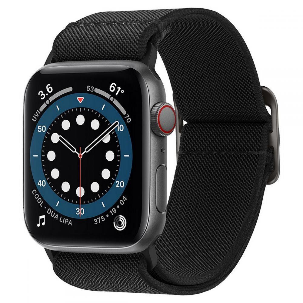 iTok webáruház - Spigen Spigen Fit Lite szíj Apple Watch 4/5/6/7/8/9/SE/Ultra órákhoz (42/44/45/49 mm) (fekete) 2 Spigen Fit Lite Strap for Apple Watch 4/5/6/7/8/9/SE/Ultra (42/44/45/49 mm) (fekete)