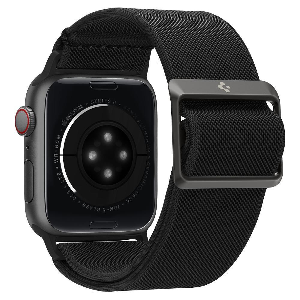iTok webáruház - Spigen Spigen Fit Lite szíj Apple Watch 4/5/6/7/8/9/SE/Ultra órákhoz (42/44/45/49 mm) (fekete) 7 Spigen Fit Lite Strap for Apple Watch 4/5/6/7/8/9/SE/Ultra (42/44/45/49 mm) (fekete)