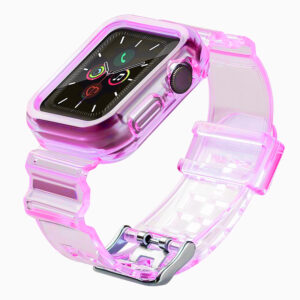 Strap Light Set szilikon szíj tok Apple Watch 42 mm-hez (piros)