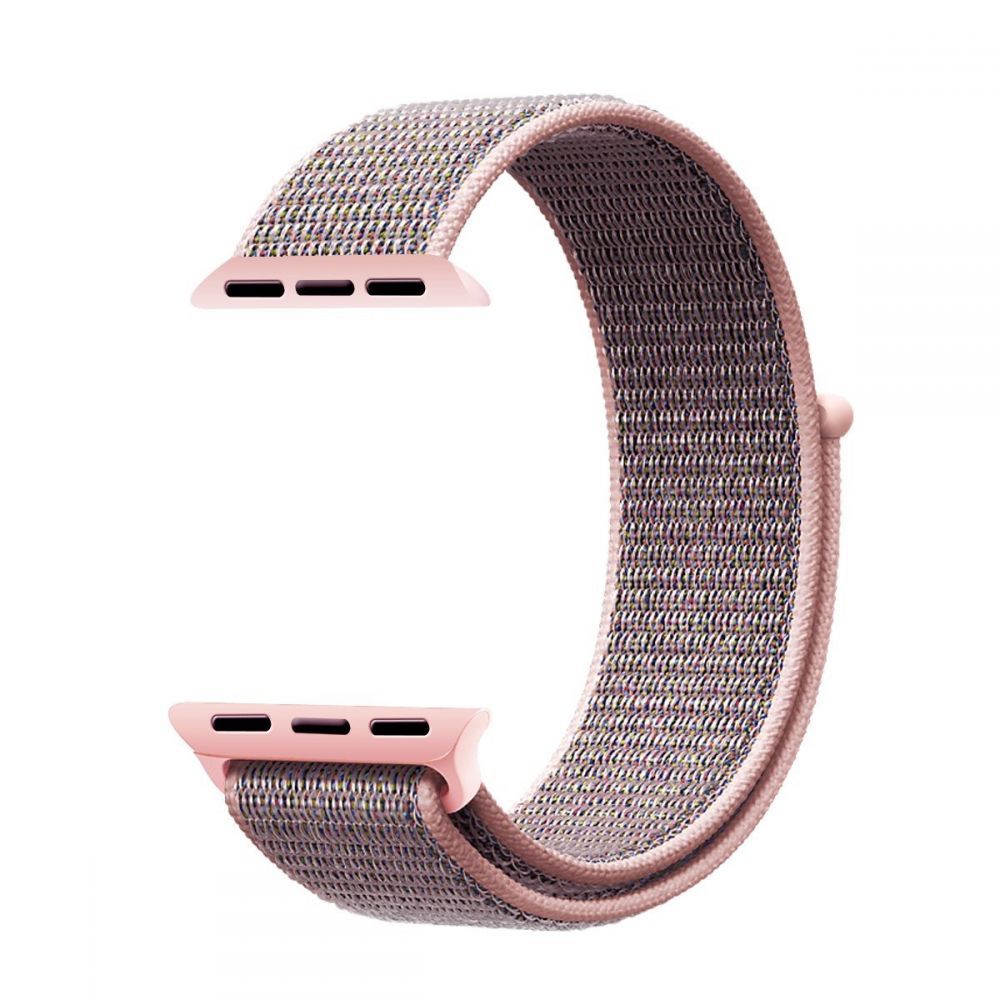 iTok webáruház - Tech-Protect Tech-Protect Nylon szíj Apple Watch 4 / 5 / 6 / 7 / 8 / 9 / SE (38/40/41 mm) (rózsaszín) 3 Tech-Protect Nylon Strap for Apple Watch 4 / 5 / 6 / 7 / 8 / 9 / SE (38/40/41 mm) (rózsaszín)