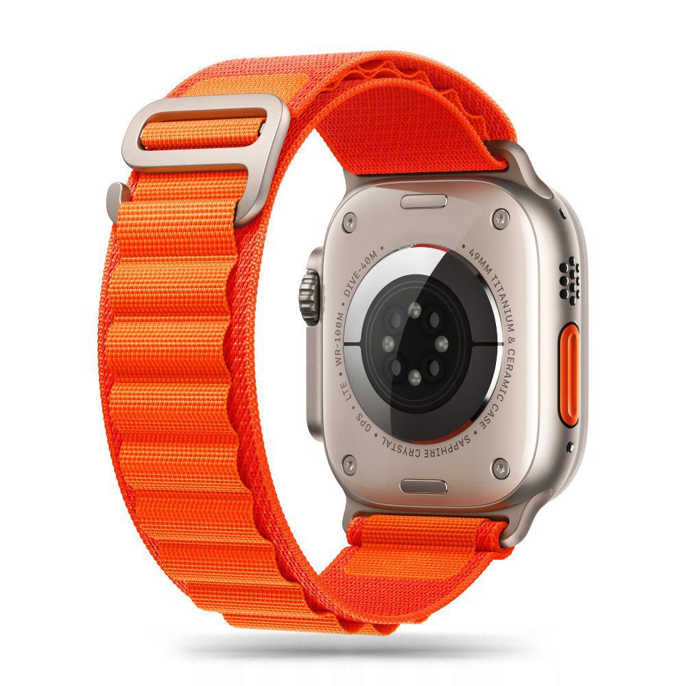 iTok webáruház - Tech-Protect Tech-Protect Nylon Pro szíj Apple Watch 4 / 5 / 6 / 7 / 8 / 9 / SE / Ultra 1 / 2 (42/44/45/49 mm) (narancssárga) 1 Tech-Protect Nylon Pro Strap for Apple Watch 4 / 5 / 6 / 7 / 8 / 9 / SE / Ultra 1 / 2 (42/44/45/49 mm) (narancssárga)